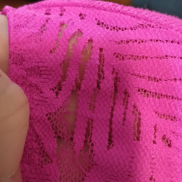 GUC ~ Victoria Secret PINK Lined & Padded Lacey Push-Up Bra (Size: 32A) - Picture 7 of 8